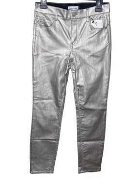 Silver Coated Perfect Fit Sculpting Skinny Jeans
